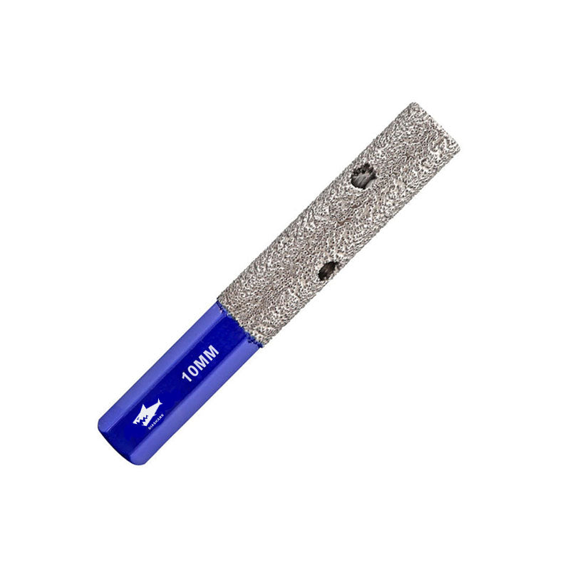 SHDIATOOL Brocas fresadoras de diamante para dedos, porcelana, cerámica, mármol, granito, vástago hexagonal