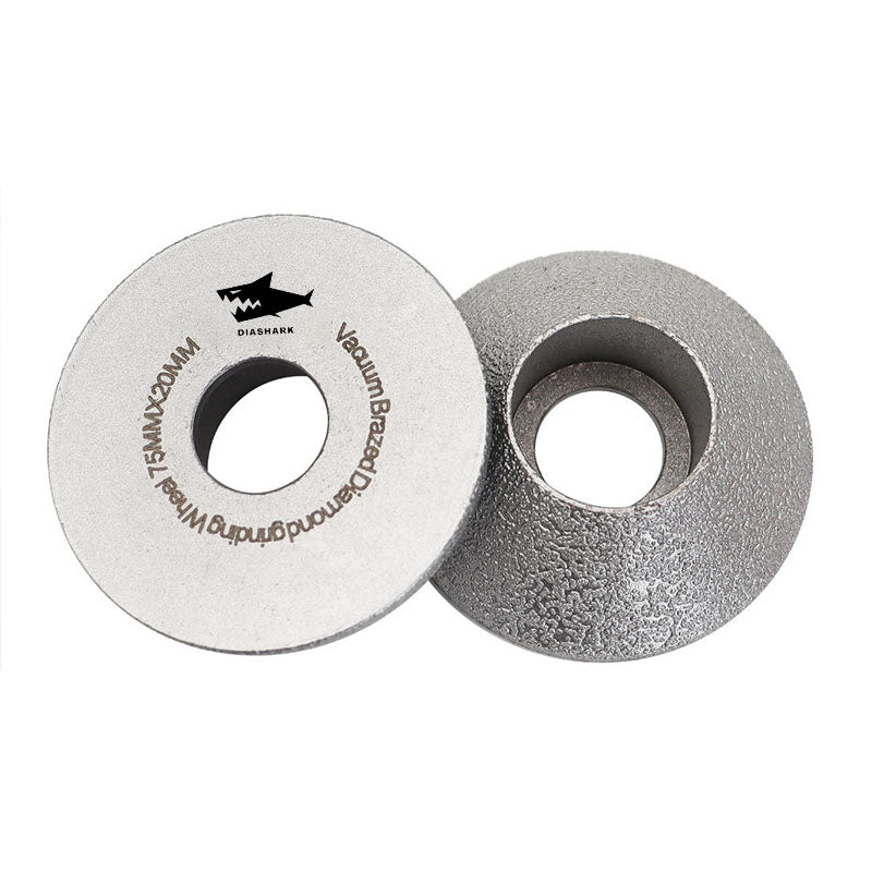 DIASHARK 3 inch Diamond 45 degree bevel Grinding Wheel 75MM for Marble Ceramic Stone