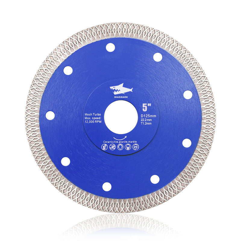 DIASHARK 4"-14" X Mesh Turbo Diamond Blade Cutting for Tile Ceramic Porcelain Marble