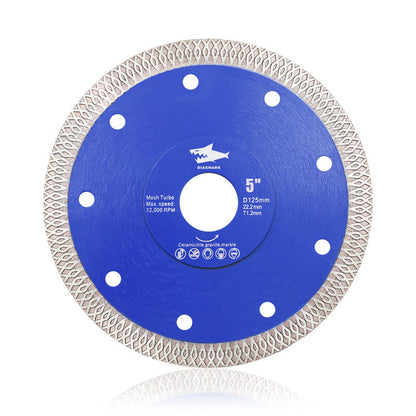 DIASHARK 4"-14" X Mesh Turbo Diamond Blade Cutting for Tile Ceramic Porcelain Marble