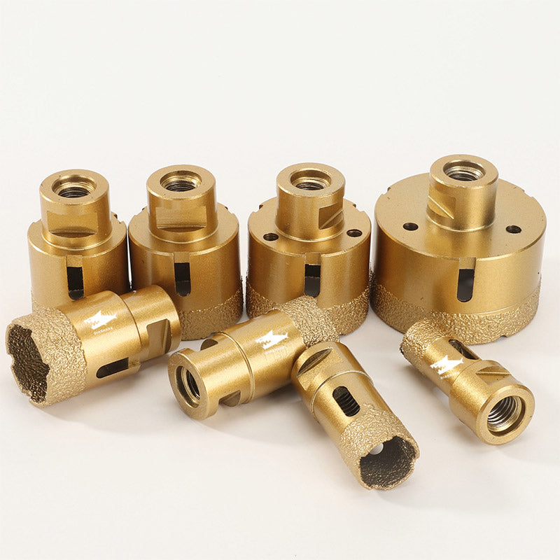 Diashark 20-160mm Dry Diamond Drilling Core Bits for Ceramic Marble M14 Thread