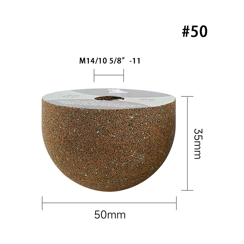 Diashark 50mm Silicon Carbide grinding wheel for Pebble Stone #50/100/200