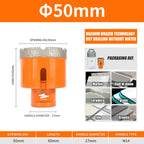 Diashark 6-100MM M14 Diamond Drill Bits Hole Saw Cutter for Porcelain Tile Granite Mortater Marble