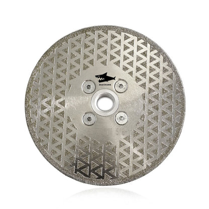 Diashark 4''-9'' Electroplated Cutting and Grinding Disc Single/Double side Coated M14 or 5/8-11 Flange