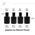 Adaptador de rosca M14 5/8"-11 M10 DIASHARK para brocas Convertidor de conexión para muelas abrasivas