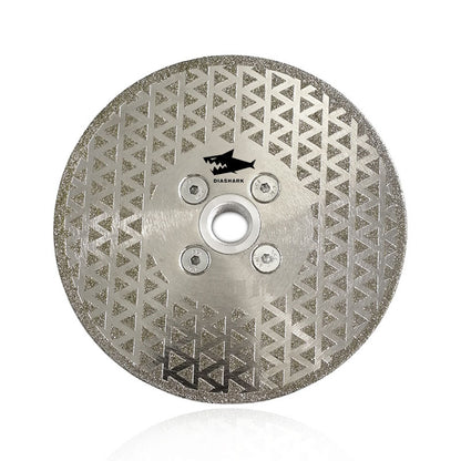 Diashark 4''-9'' Electroplated Cutting and Grinding Disc Single/Double side Coated M14 or 5/8-11 Flange