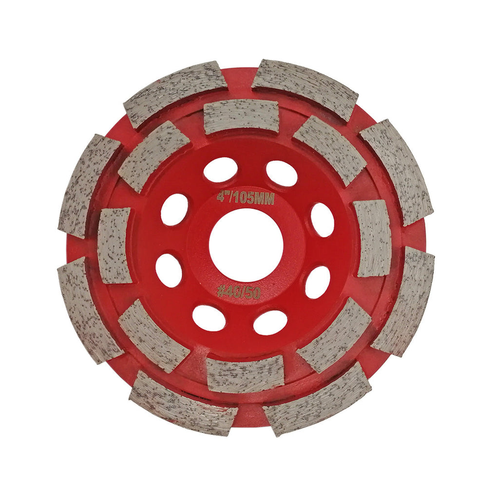 Diashark Concrete Turbo Row Diamond Grinding Cup Wheel Hard Masonry Marble Weld Turbo Cup Disc Fits 7/8 Inch Arbor from 4" to 7"