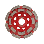 Diashark Concrete Turbo Row Diamond Grinding Cup Wheel Hard Masonry Marble Weld Turbo Cup Disc Fits 7/8 Inch Arbor from 4" to 7"