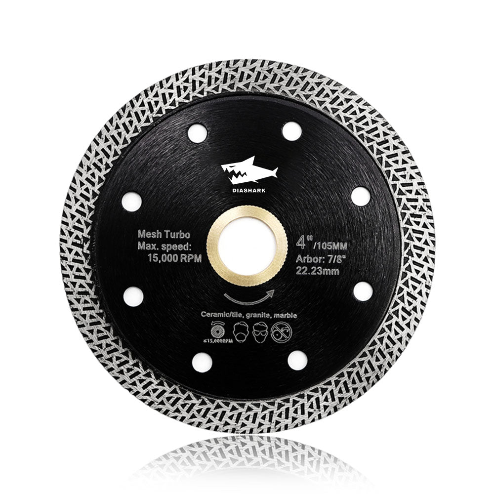 Diashark 4.5"7 " Diamond Saw Blade Cutting Porcelain Tile Ceramic Marble