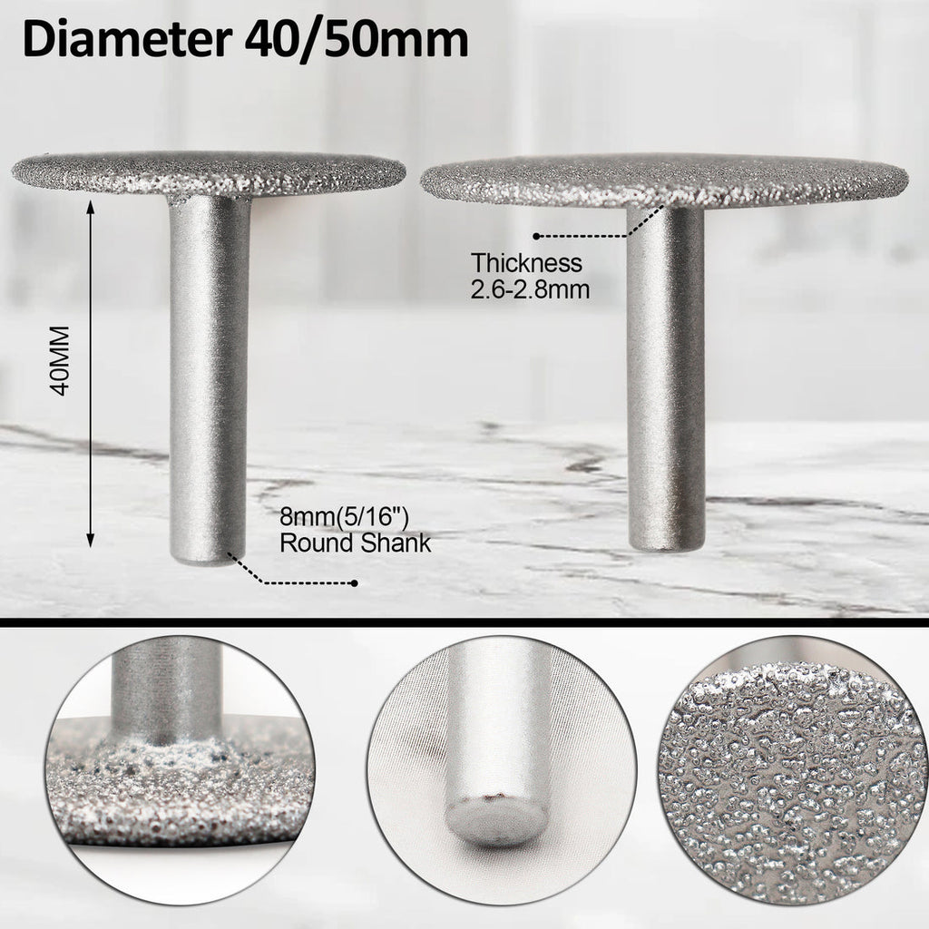 Diashark Mini Diamond Discs Set for cutting grinding engraving granite marble concrete