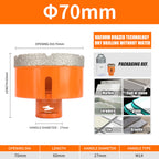 Diashark 6-100MM M14 Diamond Drill Bits Hole Saw Cutter for Porcelain Tile Granite Mortater Marble