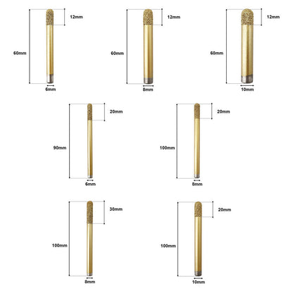 Diashark CNC Diamond Engraving Router Bit Stone Milling Cutter Engraver Marble Granite Tool Blades Carving Knife