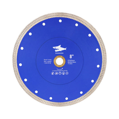 DIASHARK 4"-14" X Mesh Turbo Diamond Blade Cutting for Tile Ceramic Porcelain Marble
