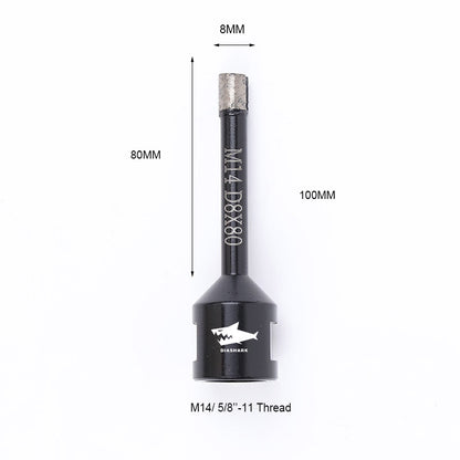 Diashark Diamond Drill Core Bit Laser Welded 6-35mm for Hard Stone Concrete Granite