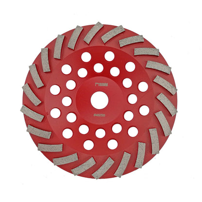 Diashark Concrete Turbo Schleifscheibe Diamant Topfscheibe Hartmauerwerk Marmor Schweißnaht Turboscheibe für 7/8 Zoll Dorn von 4" bis 7"