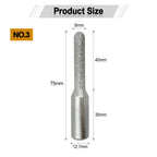 Diashark Diamond Router Bits with 1/2" Shank for Granite Marble 31 sizes 2pcs