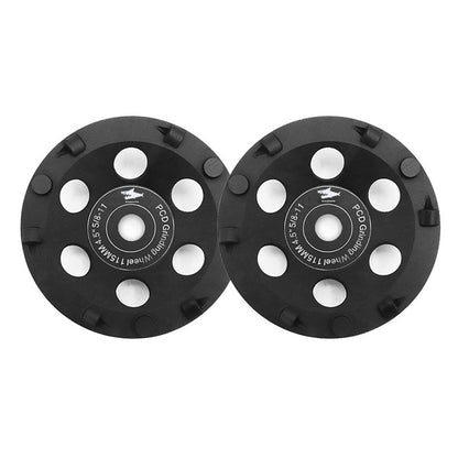 DIASHARK 4/5inch PCD Grinding Cup Wheel for Remove Epoxy Glue Mastic Paint and Concrete Floor Surface Coating 5/8-11 Thread