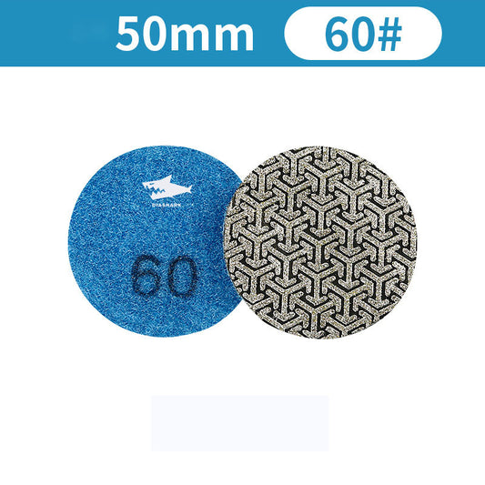 SHDIATOOL 4"/100mm verdickte Schwamm-Diamantpolierpads für weichen Steinmarmor 3tlg/Set