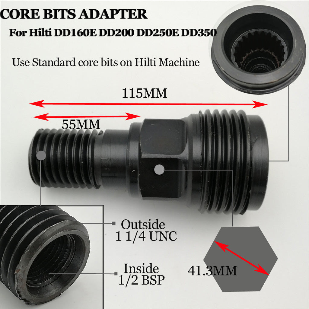 DIASHARK Adaptador de taladro Shifter para Hilti DD-BL DD200 DD-BU DD-BI DD300