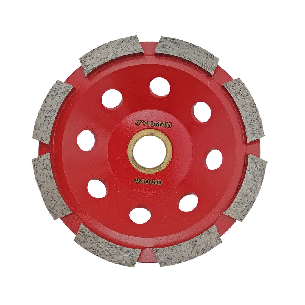 Diashark Concrete Turbo Row Diamond Grinding Cup Wheel Hard Masonry Marble Weld Turbo Cup Disc Fits 7/8 Inch Arbor from 4" to 7"