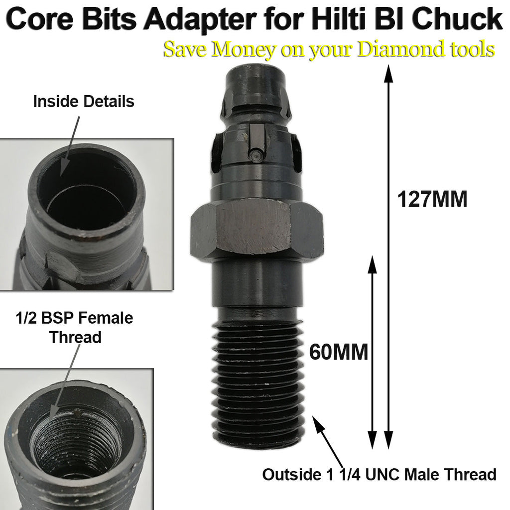 DIASHARK Adaptador de taladro Shifter para Hilti DD-BL DD200 DD-BU DD-BI DD300