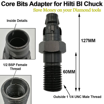 DIASHARK Adaptador de taladro Shifter para Hilti DD-BL DD200 DD-BU DD-BI DD300