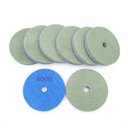 4" Schwammfaser-Polierpads für Marmor und weichere Steine