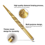 Diashark CNC Diamond Engraving Router Bit Stone Milling Cutter Engraver Marble Granite Tool Blades Carving Knife