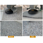Diashark 4inch Dry Diamond Polishing Pad for Granite 8pcs/set Mixed Grits Plus a Base Backer