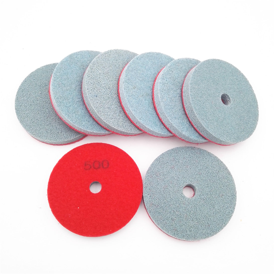 4" Schwammfaser-Polierpads für Marmor und weichere Steine