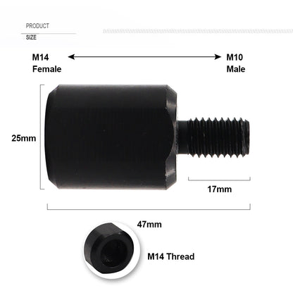 DIASHARK M14 5/8''-11 M10 Thread Adapter Drill Bits  Grinding Wheel Connection Converter