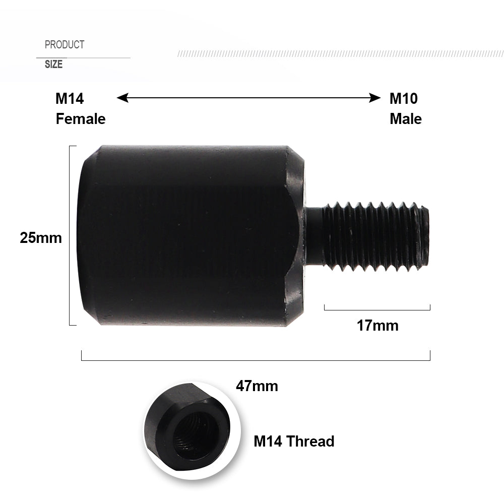 DIASHARK M14 5/8''-11 M10 Thread Adapter Drill Bits  Grinding Wheel Connection Converter