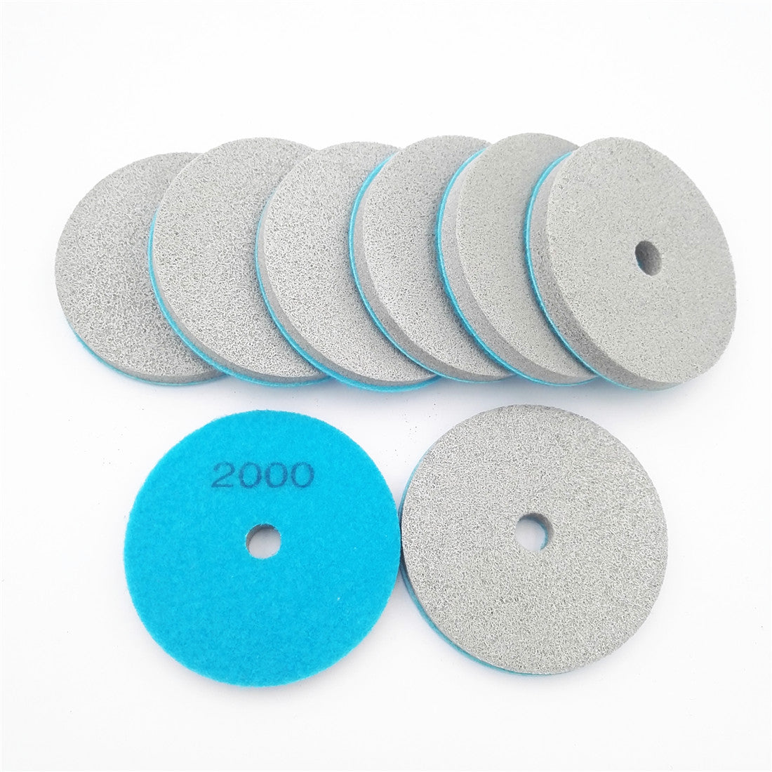 4" Schwammfaser-Polierpads für Marmor und weichere Steine