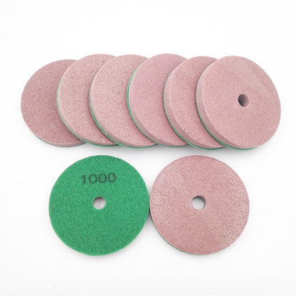 4" Schwammfaser-Polierpads für Marmor und weichere Steine