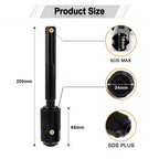 DIASHARK SDS Plus To SDS Max Chuck Adapter Connecting Power Accessories Drill Bits Converter Hammer
