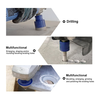 Diashark 10pcs  6-100mm Diamond Drill Core Bit for Porcelain Granite Marble