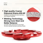 Diashark Concrete Turbo Row Diamond Grinding Cup Wheel Hard Masonry Marble Weld Turbo Cup Disc Fits 7/8 Inch Arbor from 4" to 7"