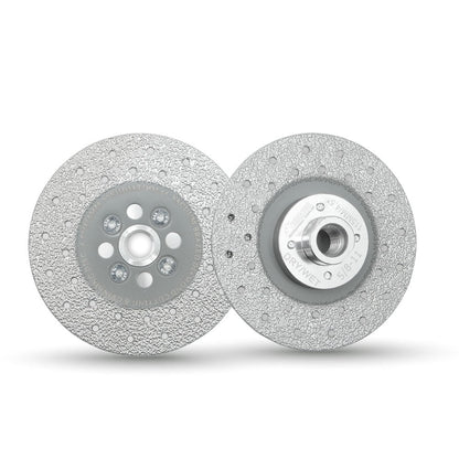 Diashark M14 Flange Double Sided Star Diamond Cutting Grinding Disc For Quartz Stone Marble