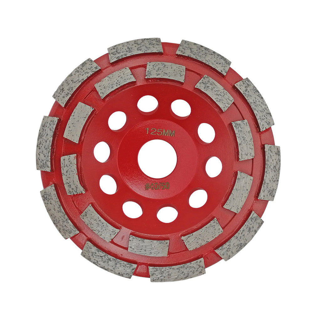 Diashark Concrete Turbo Row Diamond Grinding Cup Wheel Hard Masonry Marble Weld Turbo Cup Disc Fits 7/8 Inch Arbor from 4" to 7"