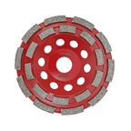 Diashark Concrete Turbo Row Diamond Grinding Cup Wheel Hard Masonry Marble Weld Turbo Cup Disc Fits 7/8 Inch Arbor from 4" to 7"